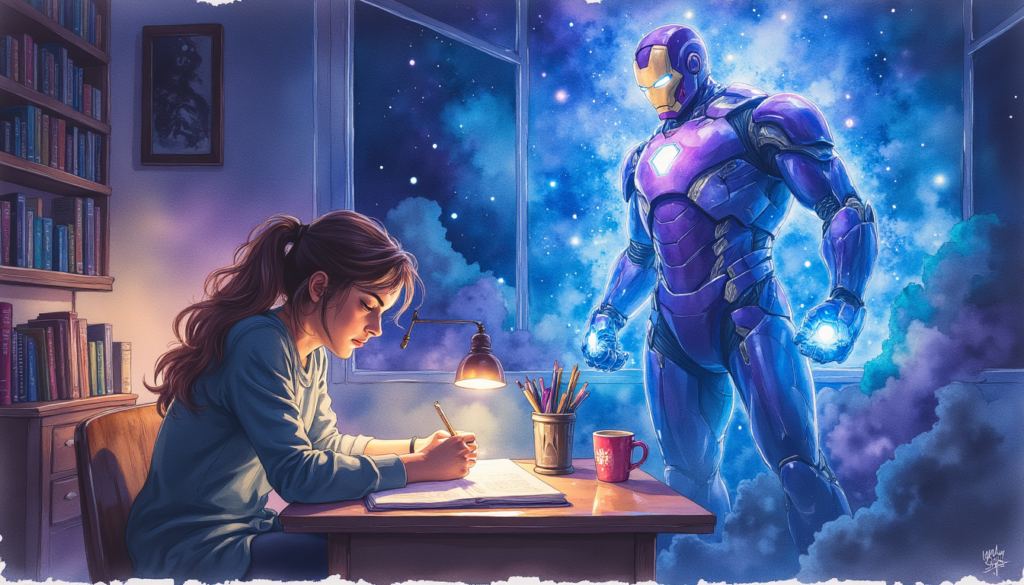 Lernen mit ADHS - Iron Man als Persona, deren Vorstellung beim Lernen hilft